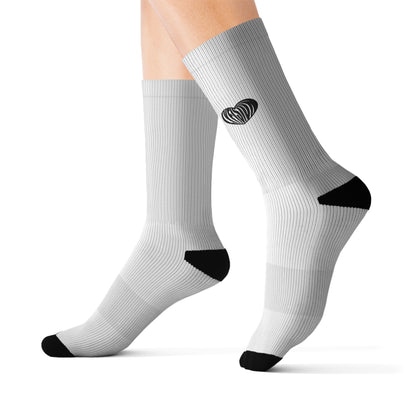 White Empathy Socks