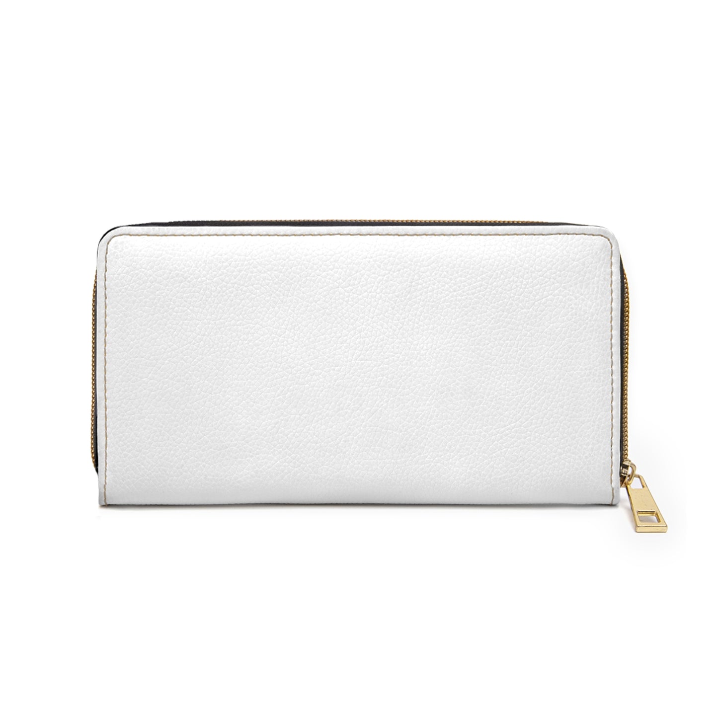 White EMPATHY Zipper Wallet