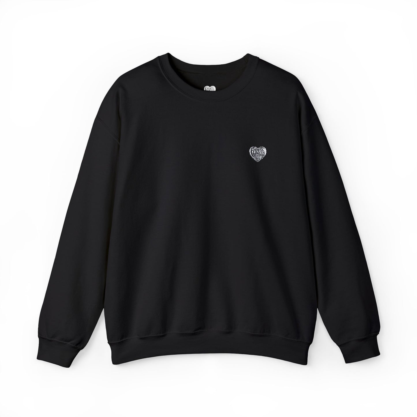 Black Empathy Crewneck Jumper