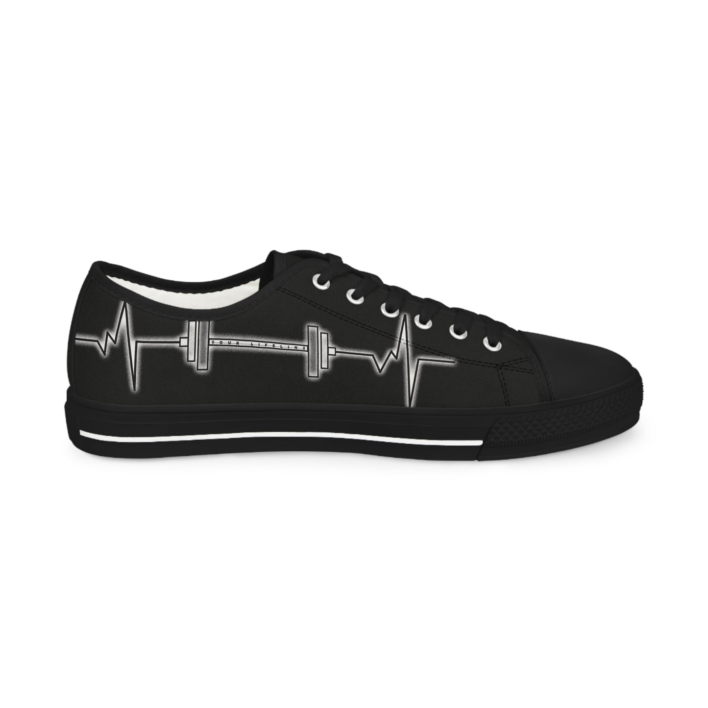 Men's Black Low Top Trainers