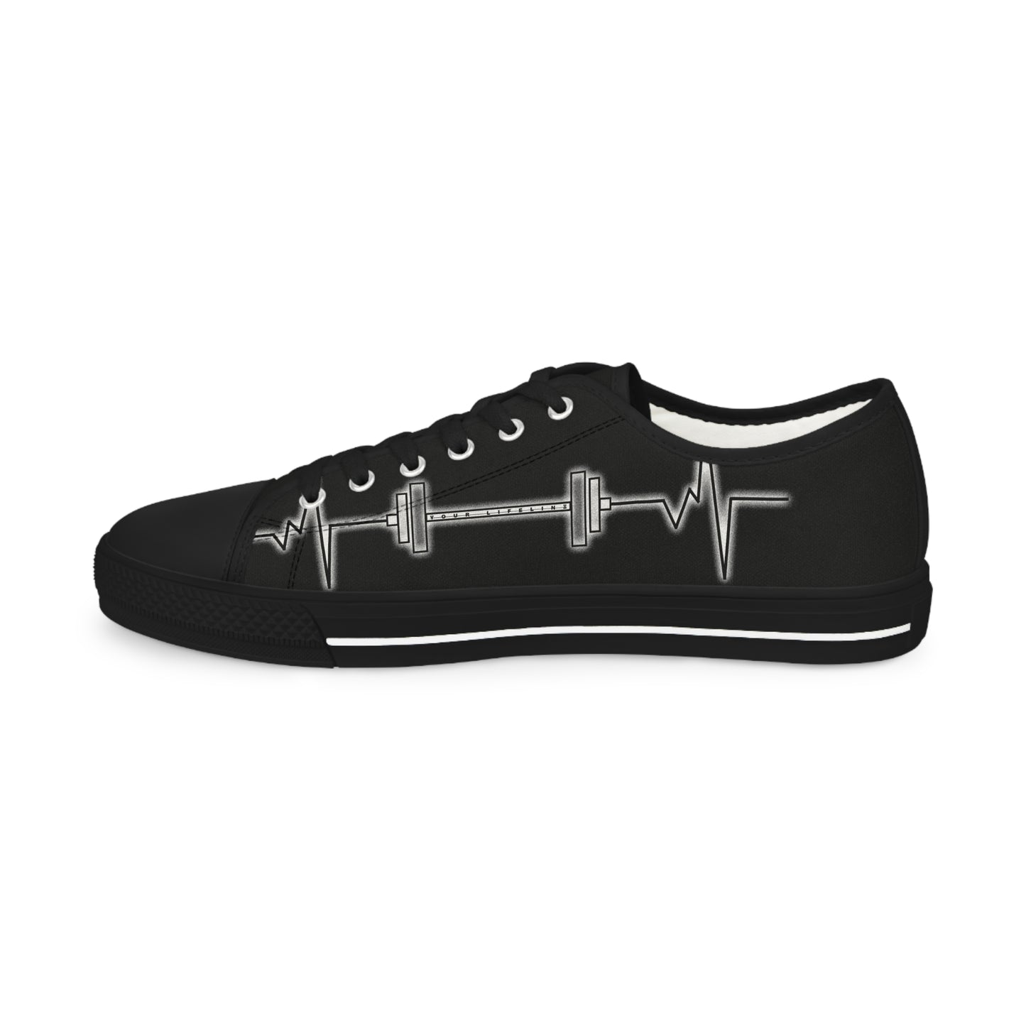 Men's Black Low Top Trainers