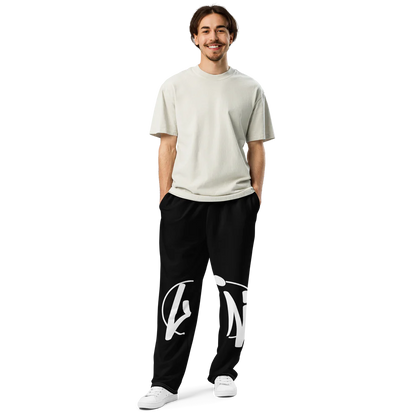 Black/white STR33T 4RT Remix Tracksuit